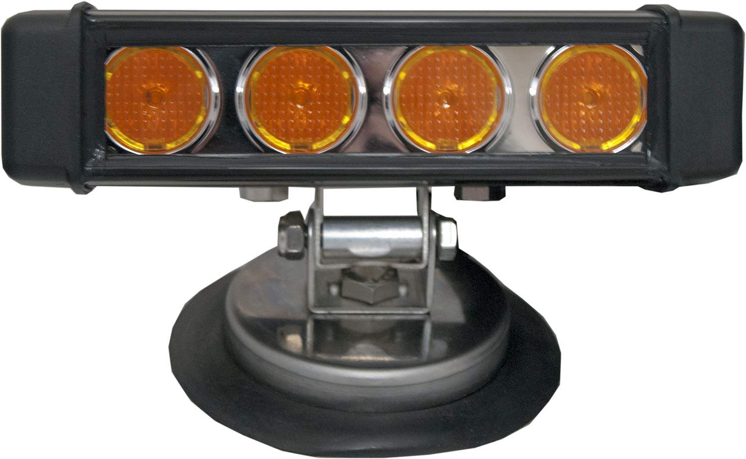 8" Amber LED Mini Light Bar, Emergency Warning Strobe Lightbar with 4